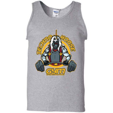 T-Shirts Sport Grey / S Techno Horse Gym Men's Tank Top