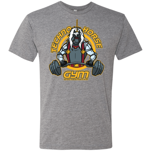 T-Shirts Premium Heather / S Techno Horse Gym Men's Triblend T-Shirt