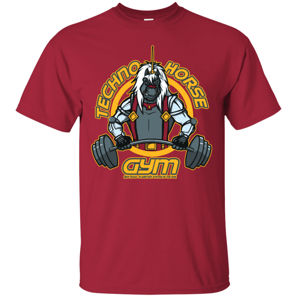 T-Shirts Cardinal / S Techno Horse Gym T-Shirt