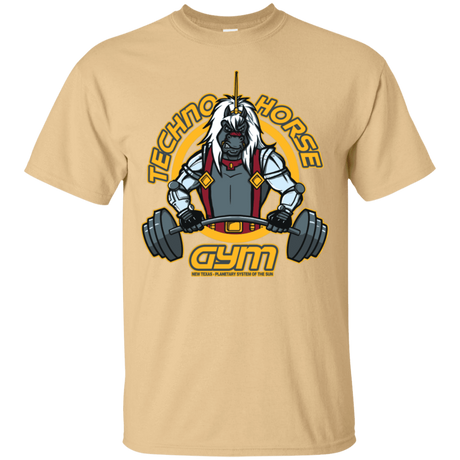 T-Shirts Vegas Gold / S Techno Horse Gym T-Shirt