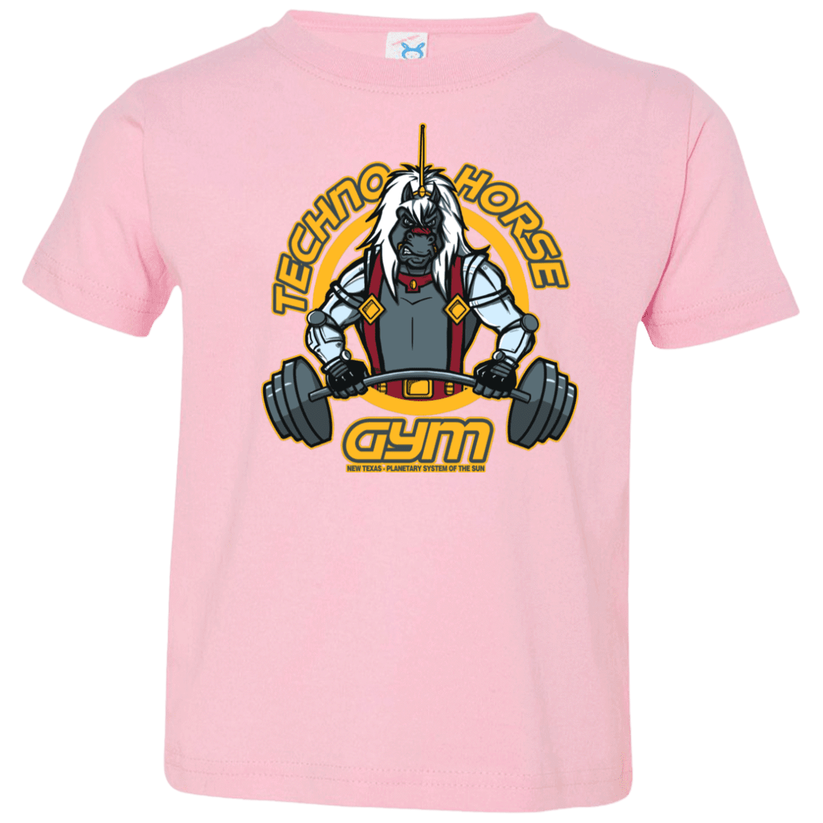 T-Shirts Pink / 2T Techno Horse Gym Toddler Premium T-Shirt