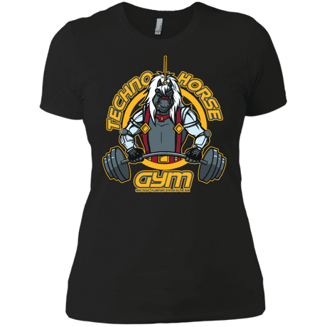 T-Shirts Black / X-Small Techno Horse Gym Women's Premium T-Shirt