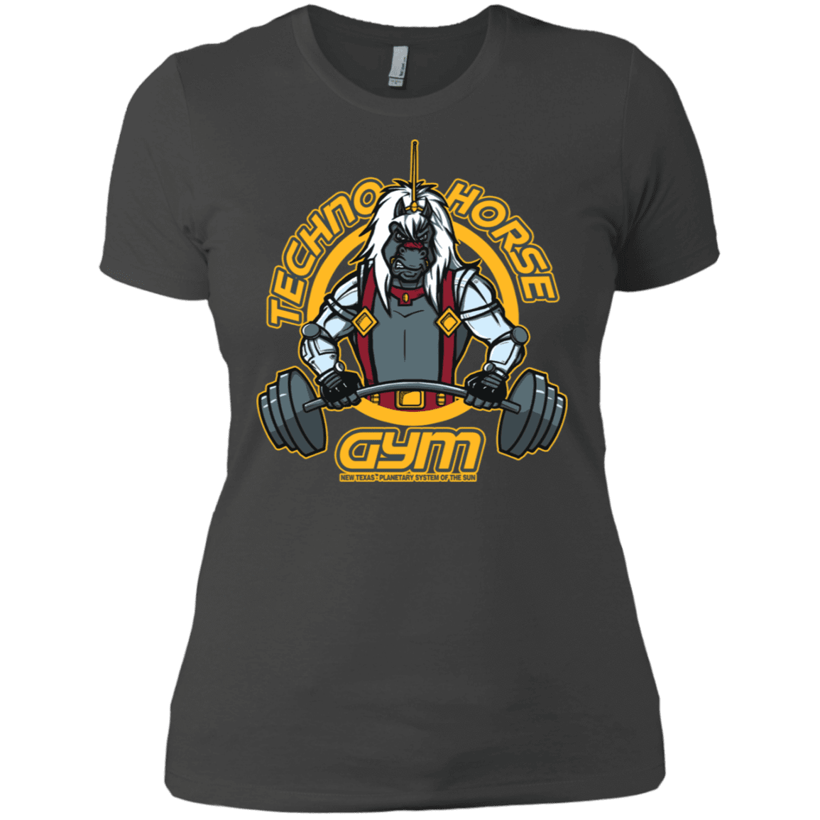 T-Shirts Heavy Metal / X-Small Techno Horse Gym Women's Premium T-Shirt