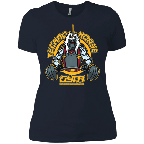 T-Shirts Midnight Navy / X-Small Techno Horse Gym Women's Premium T-Shirt