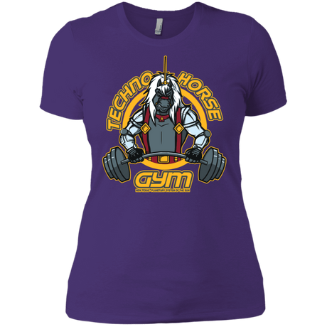 T-Shirts Purple Rush/ / X-Small Techno Horse Gym Women's Premium T-Shirt
