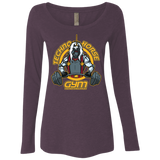 T-Shirts Vintage Purple / S Techno Horse Gym Women's Triblend Long Sleeve Shirt