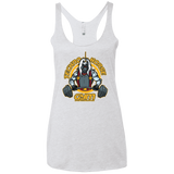 T-Shirts Heather White / X-Small Techno Horse Gym Women's Triblend Racerback Tank