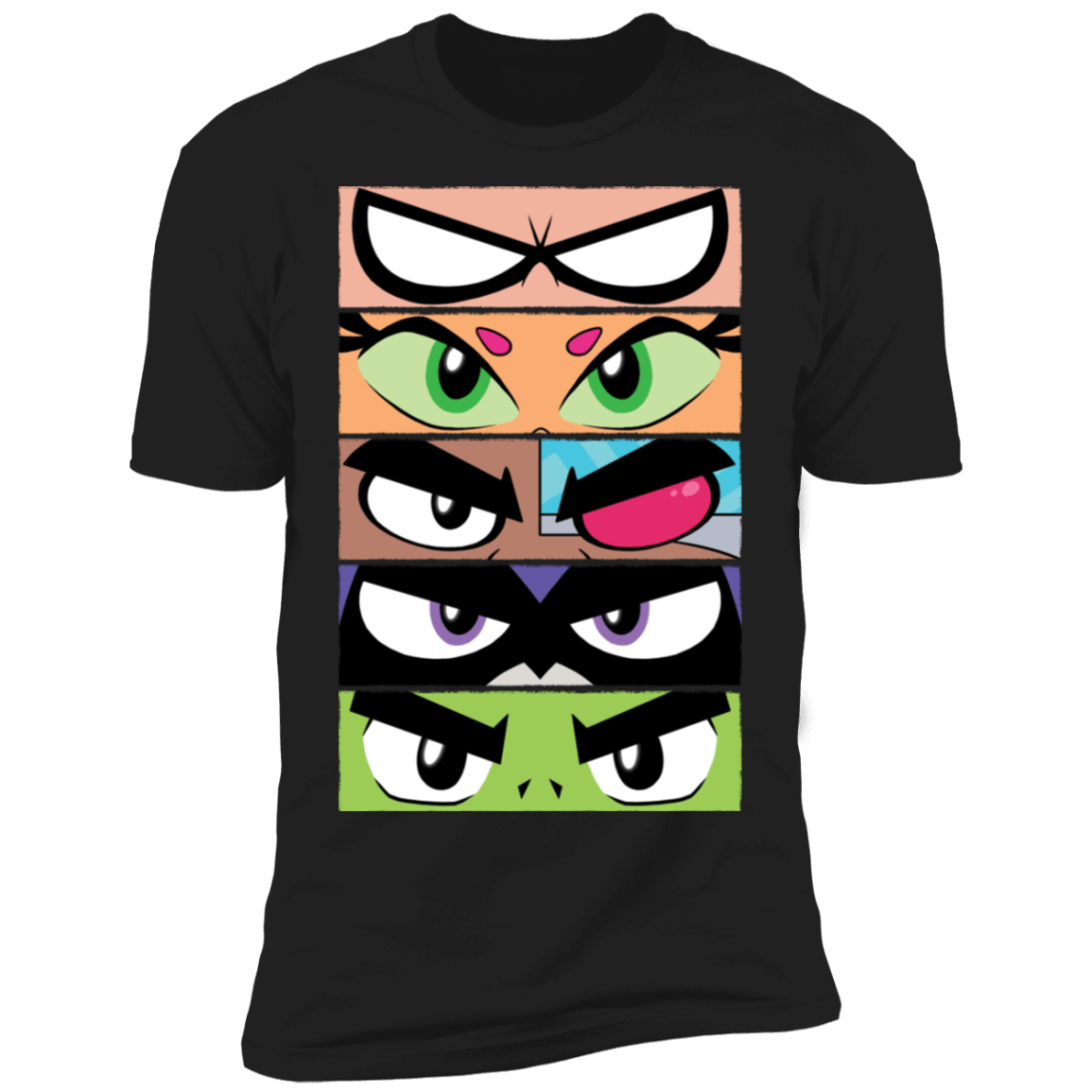 T-Shirts Black / S Teen Titans GO Eyes Men's Premium T-Shirt