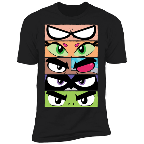 T-Shirts Black / S Teen Titans GO Eyes Men's Premium T-Shirt
