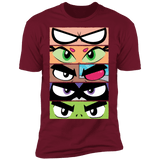 T-Shirts Cardinal / S Teen Titans GO Eyes Men's Premium T-Shirt