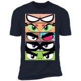 T-Shirts Midnight Navy / S Teen Titans GO Eyes Men's Premium T-Shirt