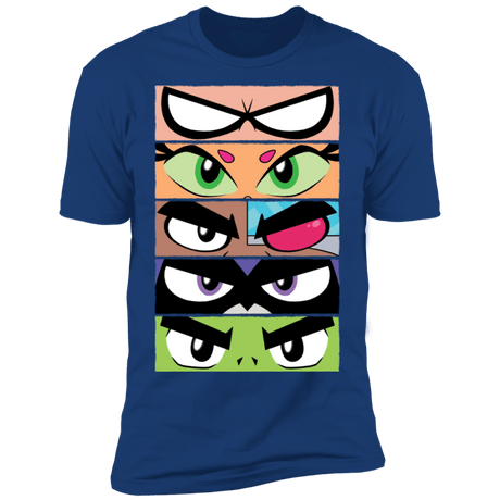 T-Shirts Royal / S Teen Titans GO Eyes Men's Premium T-Shirt