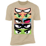 T-Shirts Sand / S Teen Titans GO Eyes Men's Premium T-Shirt