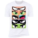 T-Shirts White / S Teen Titans GO Eyes Men's Premium T-Shirt