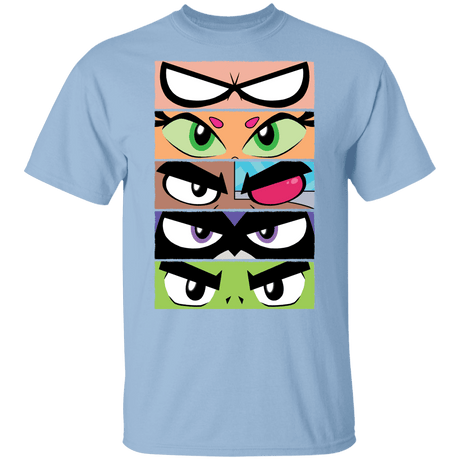 T-Shirts Light Blue / YXS Teen Titans GO Eyes Youth T-Shirt