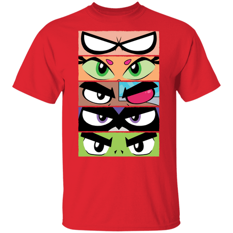 T-Shirts Red / YXS Teen Titans GO Eyes Youth T-Shirt