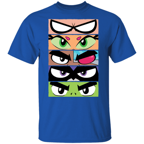 T-Shirts Royal / YXS Teen Titans GO Eyes Youth T-Shirt