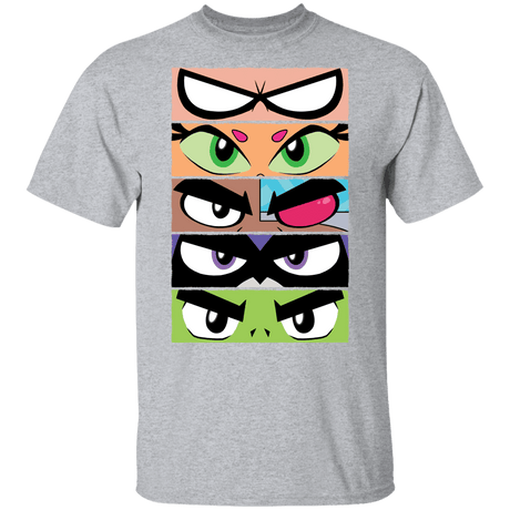 T-Shirts Sport Grey / YXS Teen Titans GO Eyes Youth T-Shirt