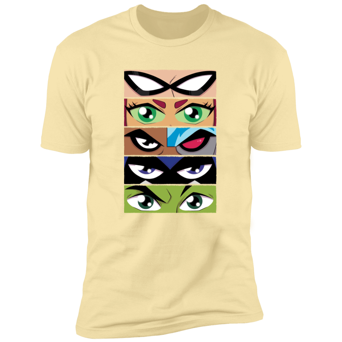 T-Shirts Banana Cream / S Teen Titans OG Eyes Men's Premium T-Shirt