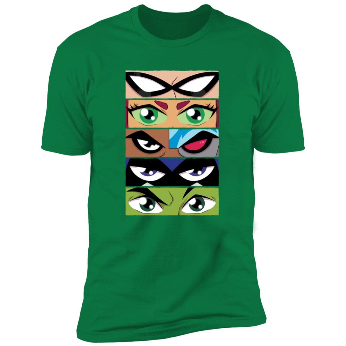 T-Shirts Kelly Green / S Teen Titans OG Eyes Men's Premium T-Shirt