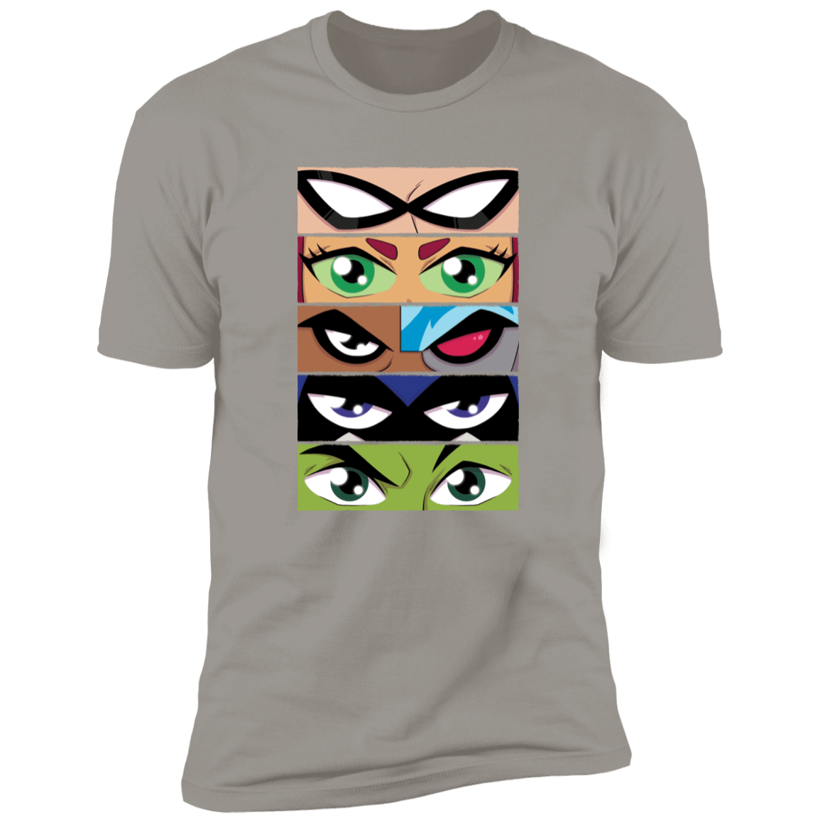 T-Shirts Light Grey / S Teen Titans OG Eyes Men's Premium T-Shirt