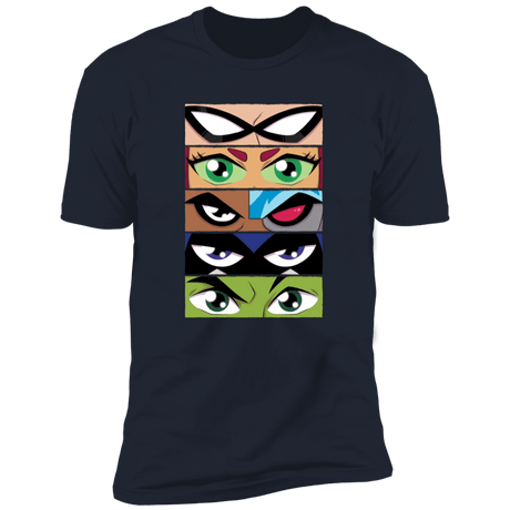 T-Shirts Midnight Navy / S Teen Titans OG Eyes Men's Premium T-Shirt