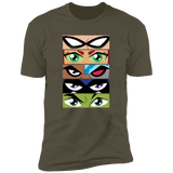 T-Shirts Military Green / S Teen Titans OG Eyes Men's Premium T-Shirt