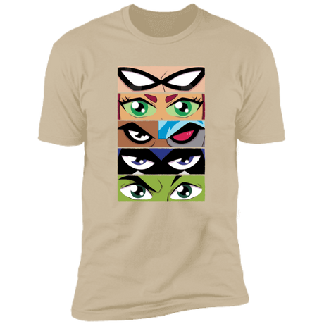 T-Shirts Sand / S Teen Titans OG Eyes Men's Premium T-Shirt