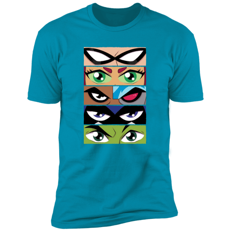 T-Shirts Turquoise / S Teen Titans OG Eyes Men's Premium T-Shirt