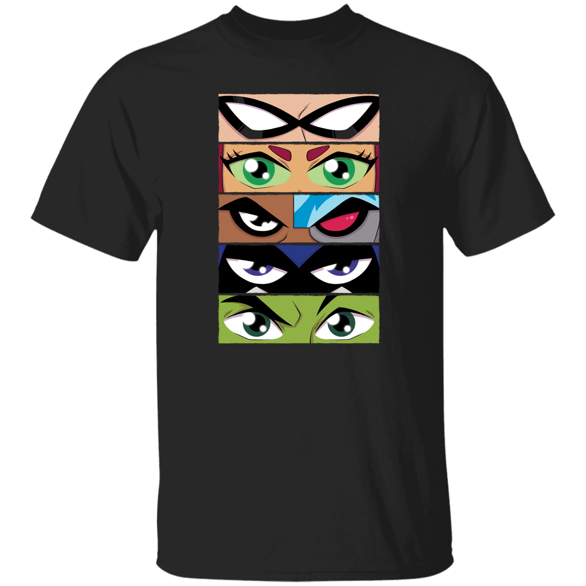 T-Shirts Black / S Teen Titans OG Eyes T-Shirt