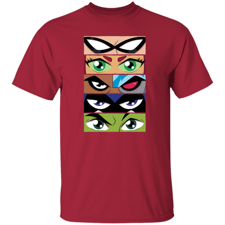 T-Shirts Cardinal / S Teen Titans OG Eyes T-Shirt