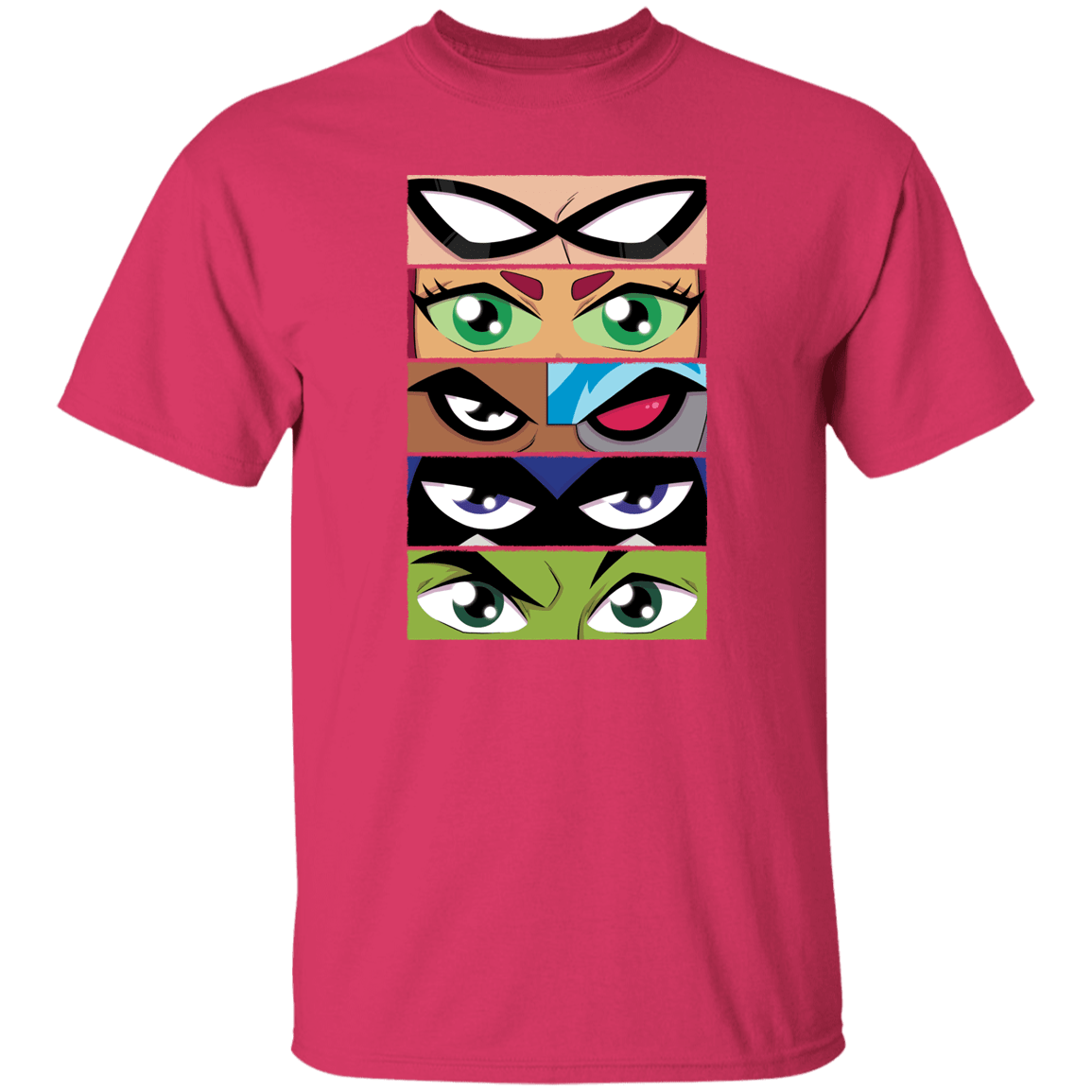 T-Shirts Heliconia / S Teen Titans OG Eyes T-Shirt