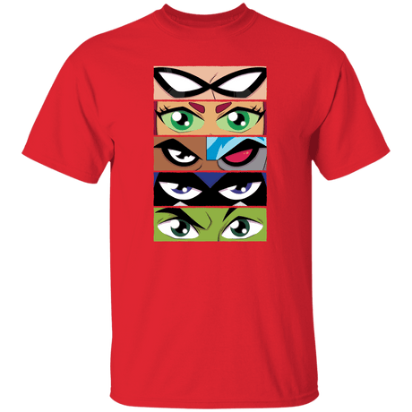 T-Shirts Red / S Teen Titans OG Eyes T-Shirt