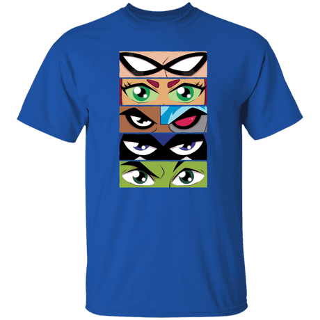 T-Shirts Royal / S Teen Titans OG Eyes T-Shirt