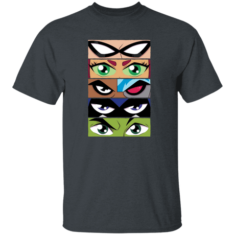 T-Shirts Dark Heather / YXS Teen Titans OG Eyes Youth T-Shirt