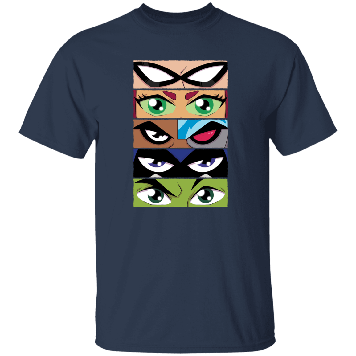 T-Shirts Navy / YXS Teen Titans OG Eyes Youth T-Shirt