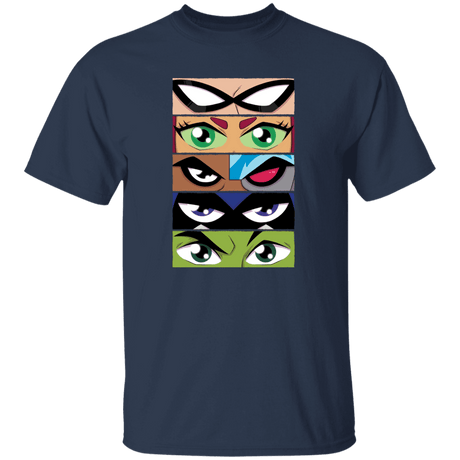 T-Shirts Navy / YXS Teen Titans OG Eyes Youth T-Shirt