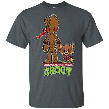 T-Shirts Dark Heather / S Teenage Mutant Ninja Groot T-Shirt