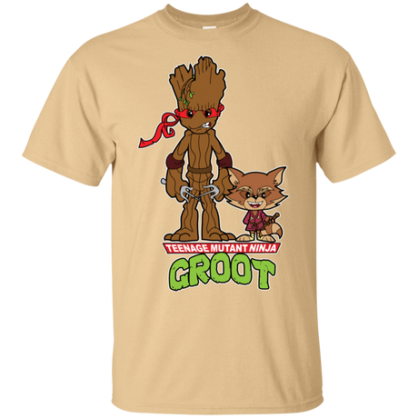T-Shirts Vegas Gold / S Teenage Mutant Ninja Groot T-Shirt