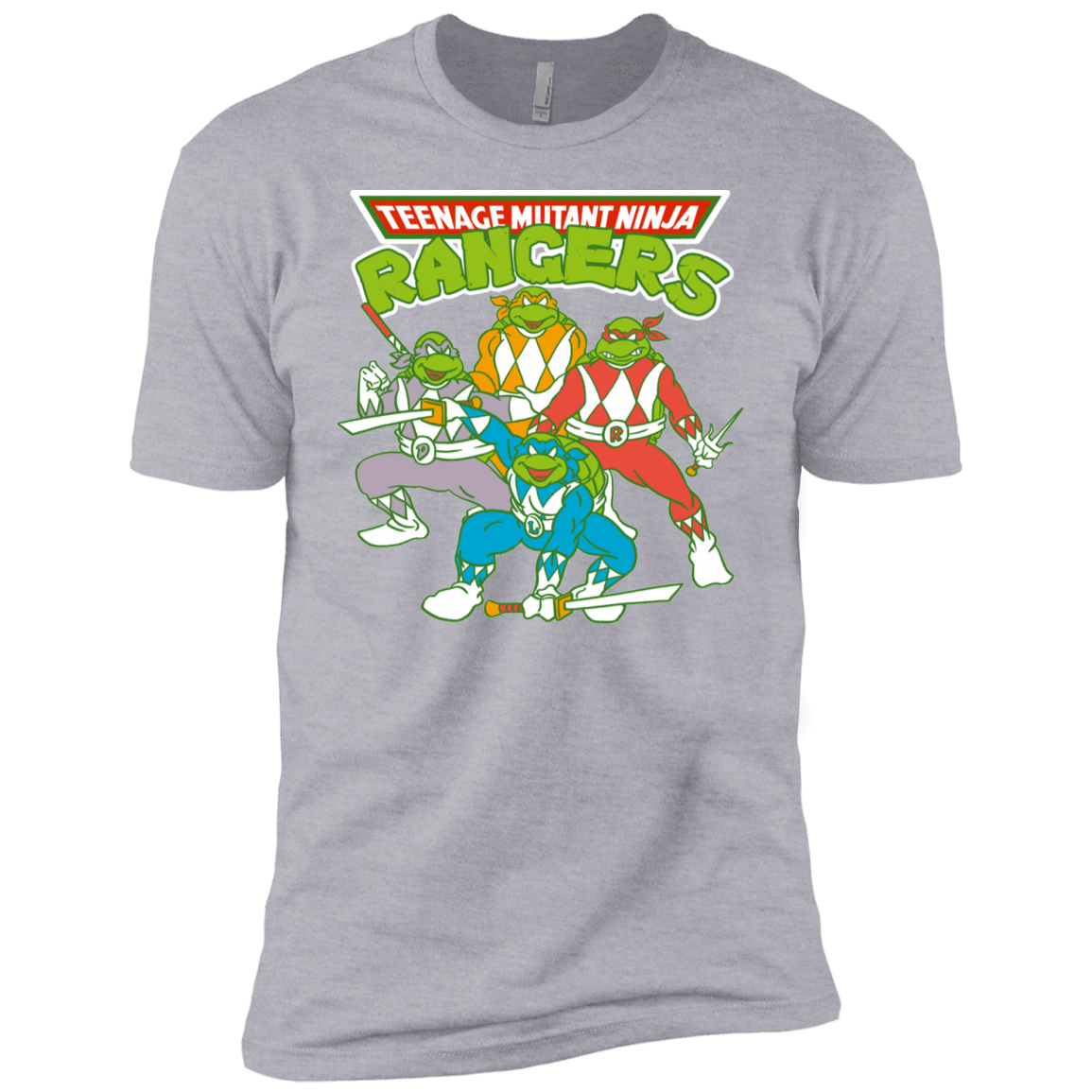 T-Shirts Heather Grey / YXS Teenage Mutant Ninja Rangers Boys Premium T-Shirt