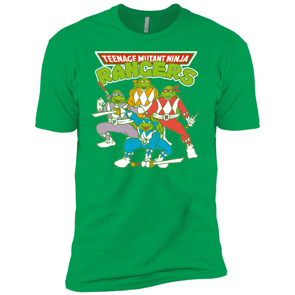 T-Shirts Kelly Green / YXS Teenage Mutant Ninja Rangers Boys Premium T-Shirt