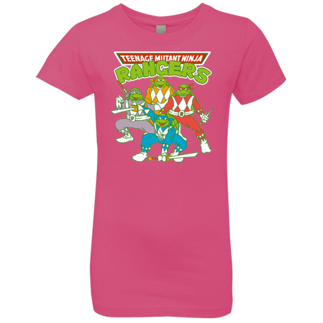 T-Shirts Hot Pink / YXS Teenage Mutant Ninja Rangers Girls Premium T-Shirt