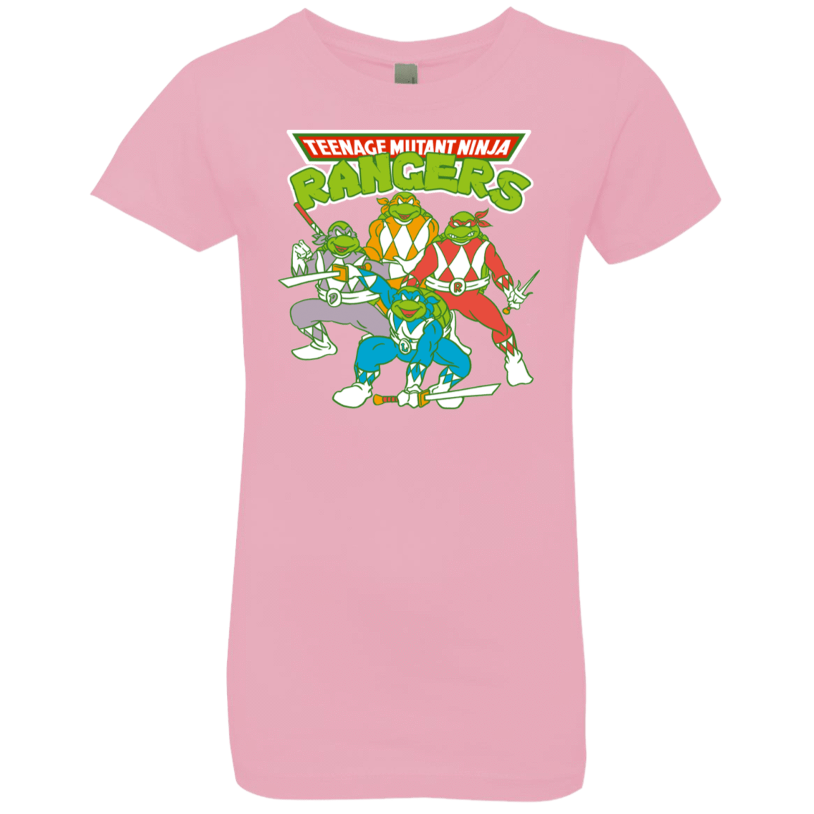 T-Shirts Light Pink / YXS Teenage Mutant Ninja Rangers Girls Premium T-Shirt