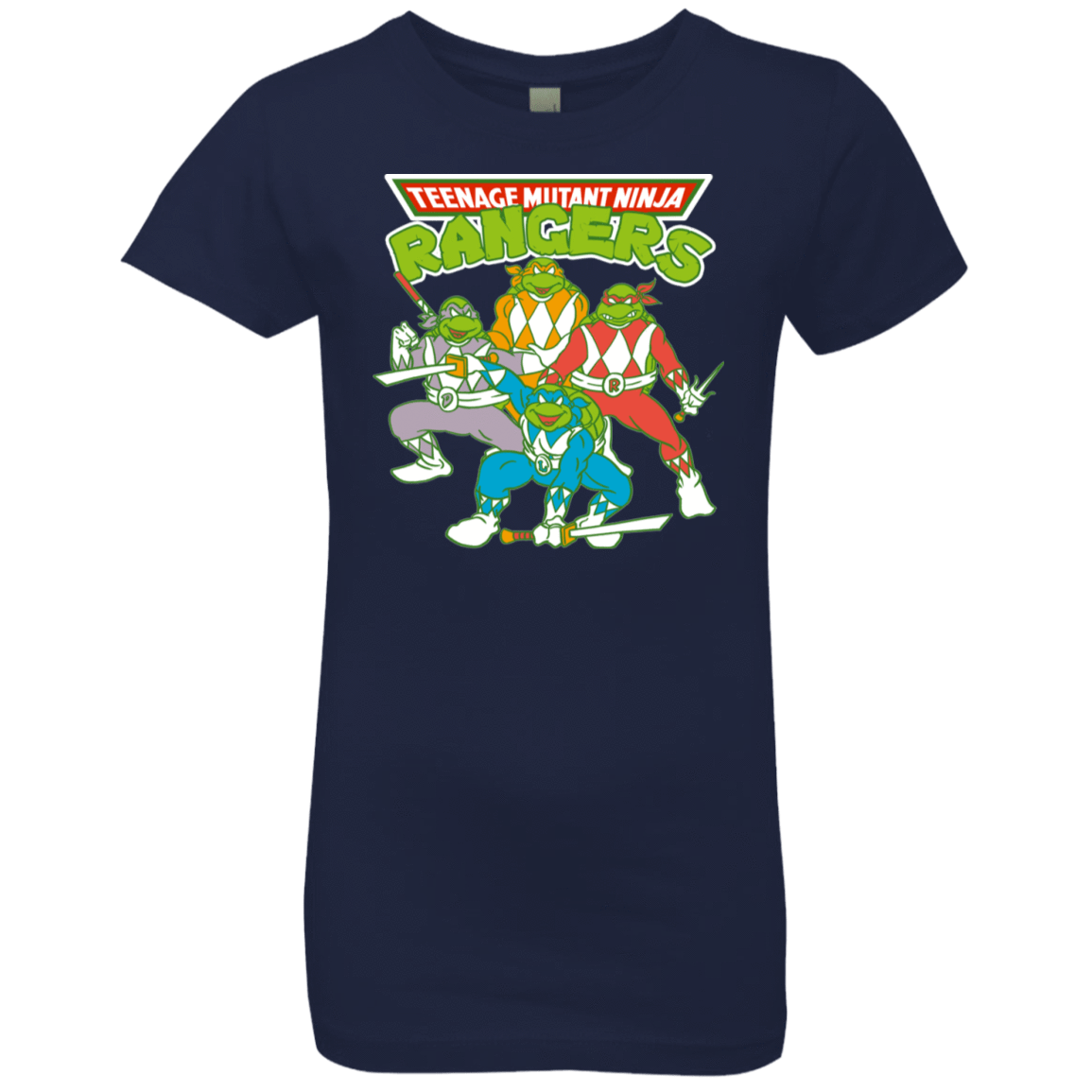 T-Shirts Midnight Navy / YXS Teenage Mutant Ninja Rangers Girls Premium T-Shirt