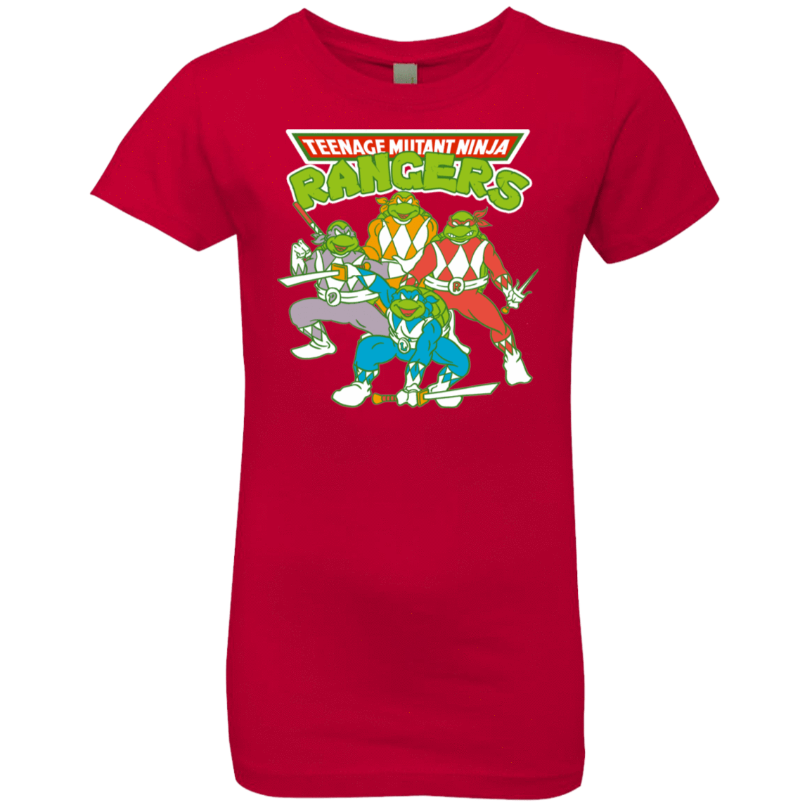 T-Shirts Red / YXS Teenage Mutant Ninja Rangers Girls Premium T-Shirt