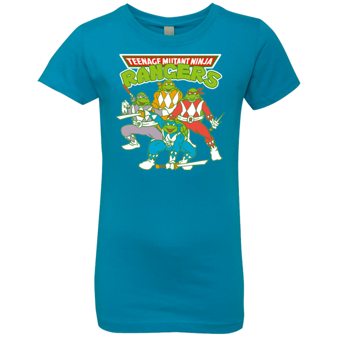 T-Shirts Turquoise / YXS Teenage Mutant Ninja Rangers Girls Premium T-Shirt