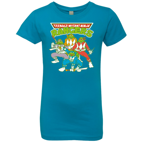 T-Shirts Turquoise / YXS Teenage Mutant Ninja Rangers Girls Premium T-Shirt