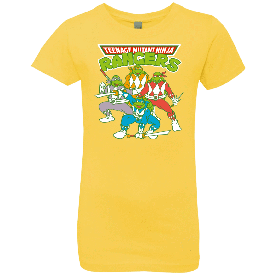 T-Shirts Vibrant Yellow / YXS Teenage Mutant Ninja Rangers Girls Premium T-Shirt