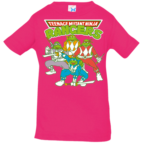 T-Shirts Hot Pink / 6 Months Teenage Mutant Ninja Rangers Infant Premium T-Shirt