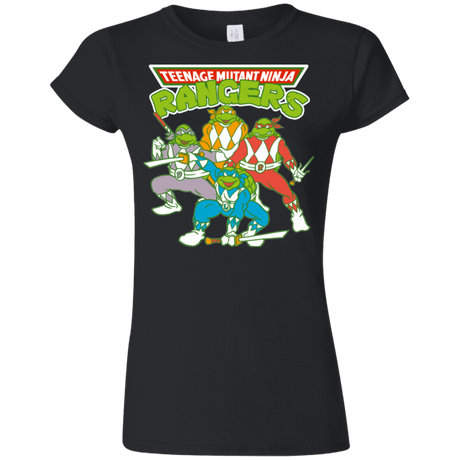 T-Shirts Black / S Teenage Mutant Ninja Rangers Junior Slimmer-Fit T-Shirt